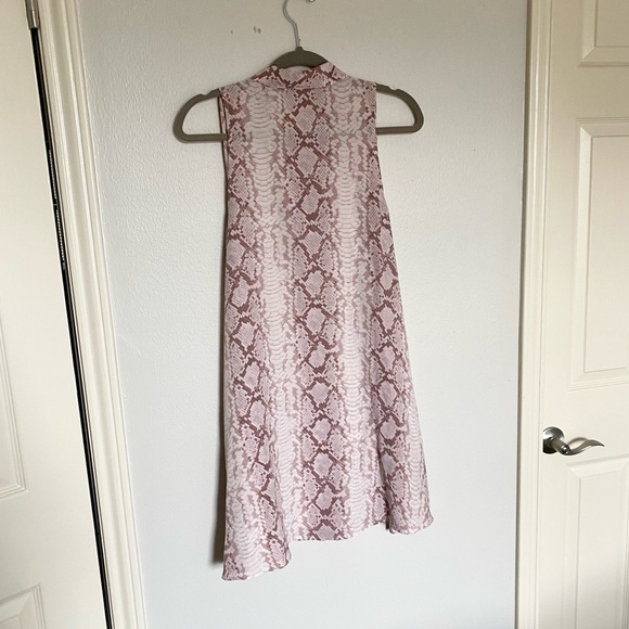 Equipment Snake Print Mina Shift Button Down Dress Small - Picture 3 of 4